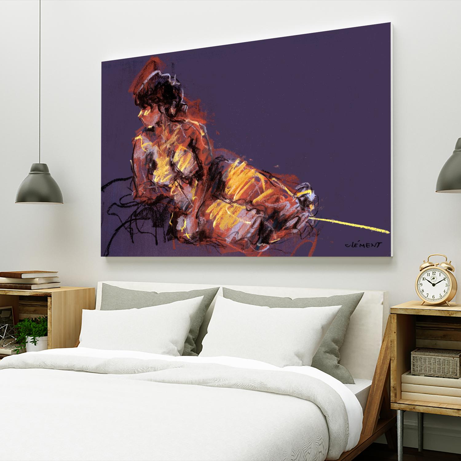 Nude I by Jacques Clement on GIANT ART - beige nude