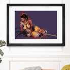 Nude I by Jacques Clement on GIANT ART - beige figurative pastel