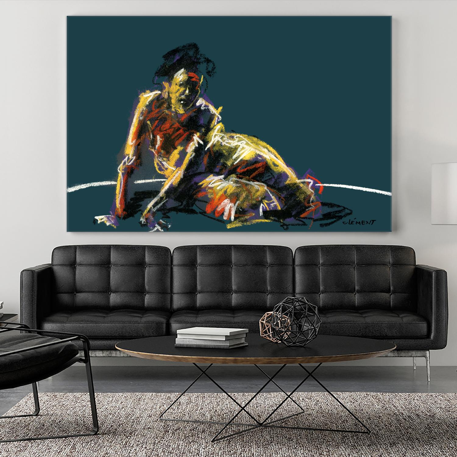 Nude II by Jacques Clement on GIANT ART - beige nude