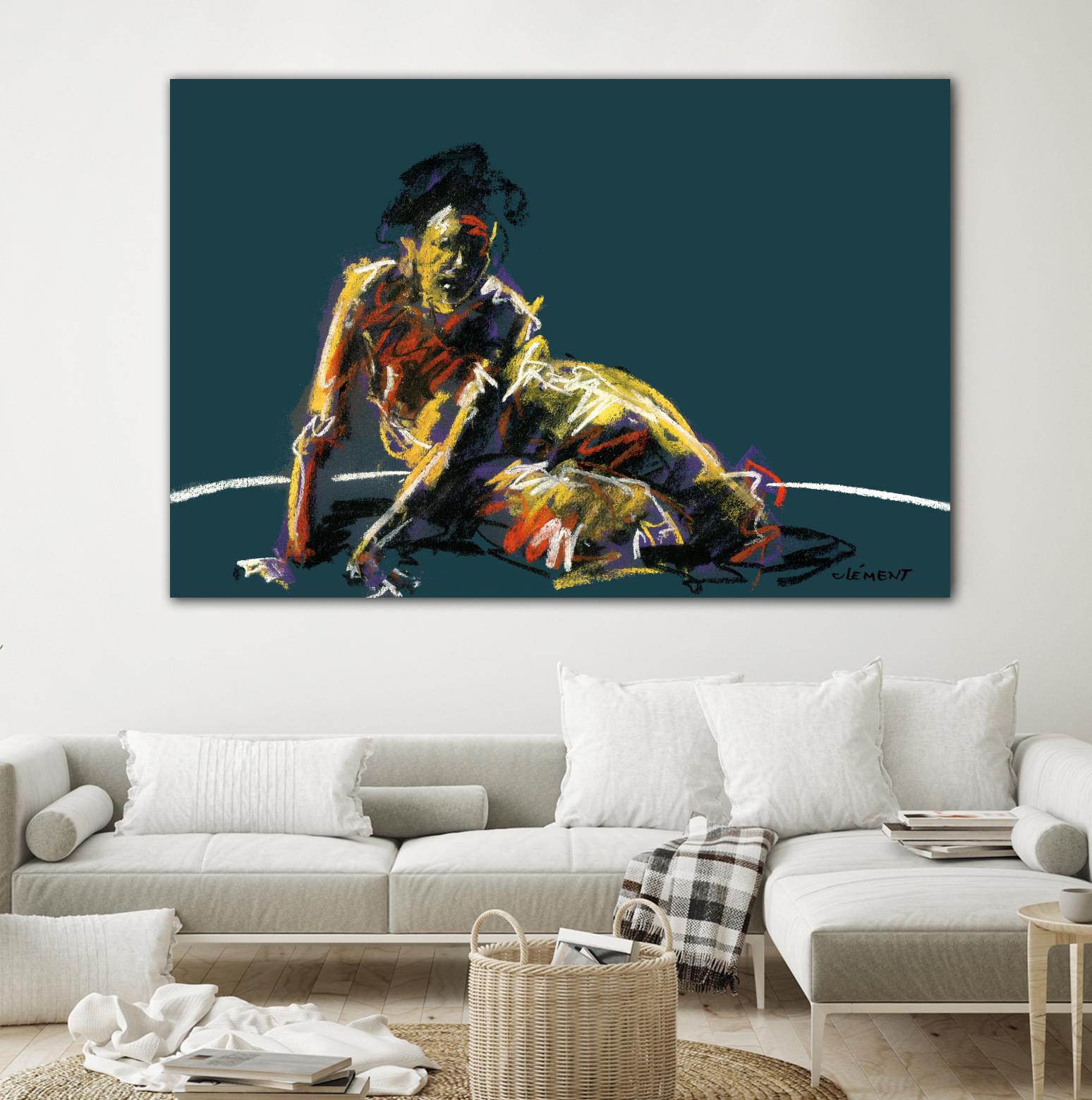 Nude II by Jacques Clement on GIANT ART - beige nude