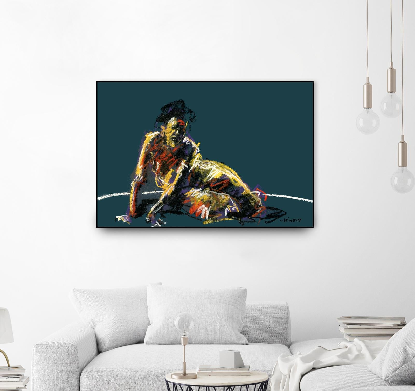 Nude II by Jacques Clement on GIANT ART - beige nude