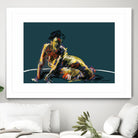 Nude II by Jacques Clement on GIANT ART - beige figurative pastel