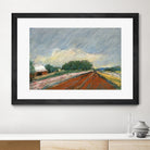 Pastel Landscape V by Jacques Clement on GIANT ART - blue landscape