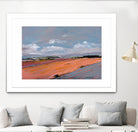 Pastel Landscape VIII by Jacques Clement on GIANT ART - green landscape