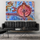 Rusty Gear by Jean-François Dupuis on GIANT ART - blue photo art