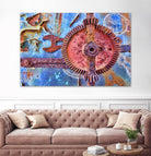 Rusty Gear by Jean-François Dupuis on GIANT ART - blue photo art