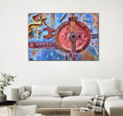 Rusty Gear by Jean-François Dupuis on GIANT ART - blue photo art