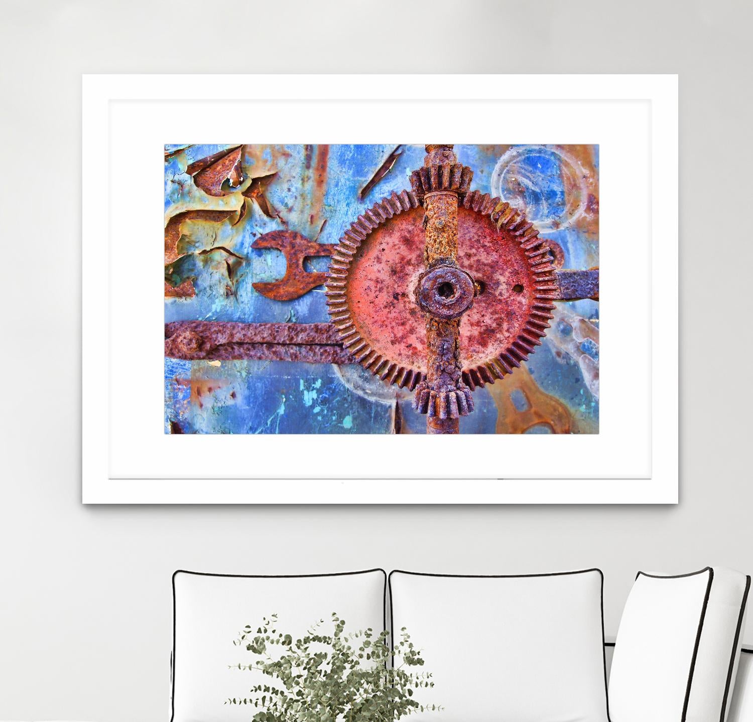 Rusty Gear by Jean-François Dupuis on GIANT ART - pink still life factory