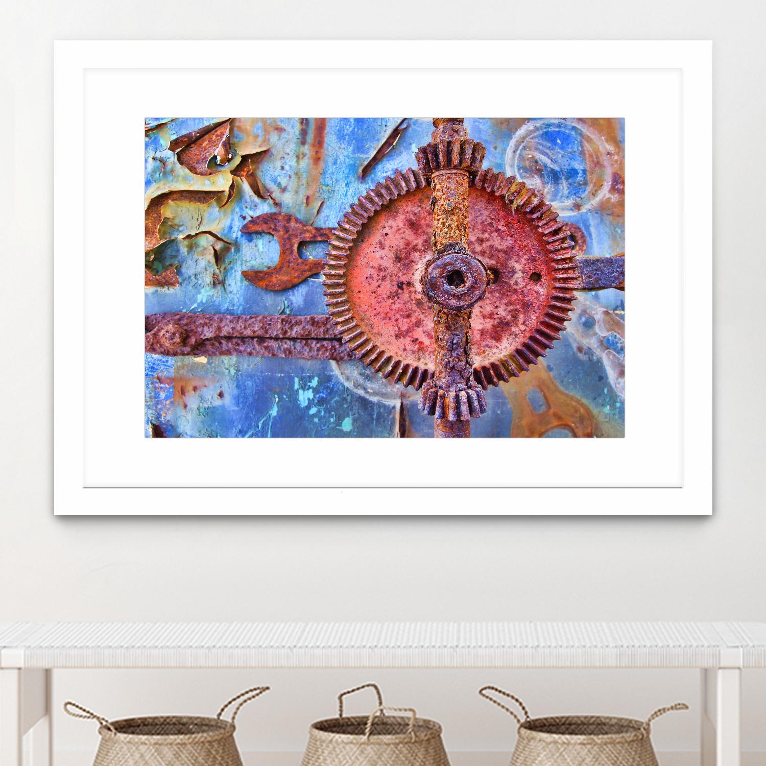 Rusty Gear by Jean-François Dupuis on GIANT ART - pink still life factory