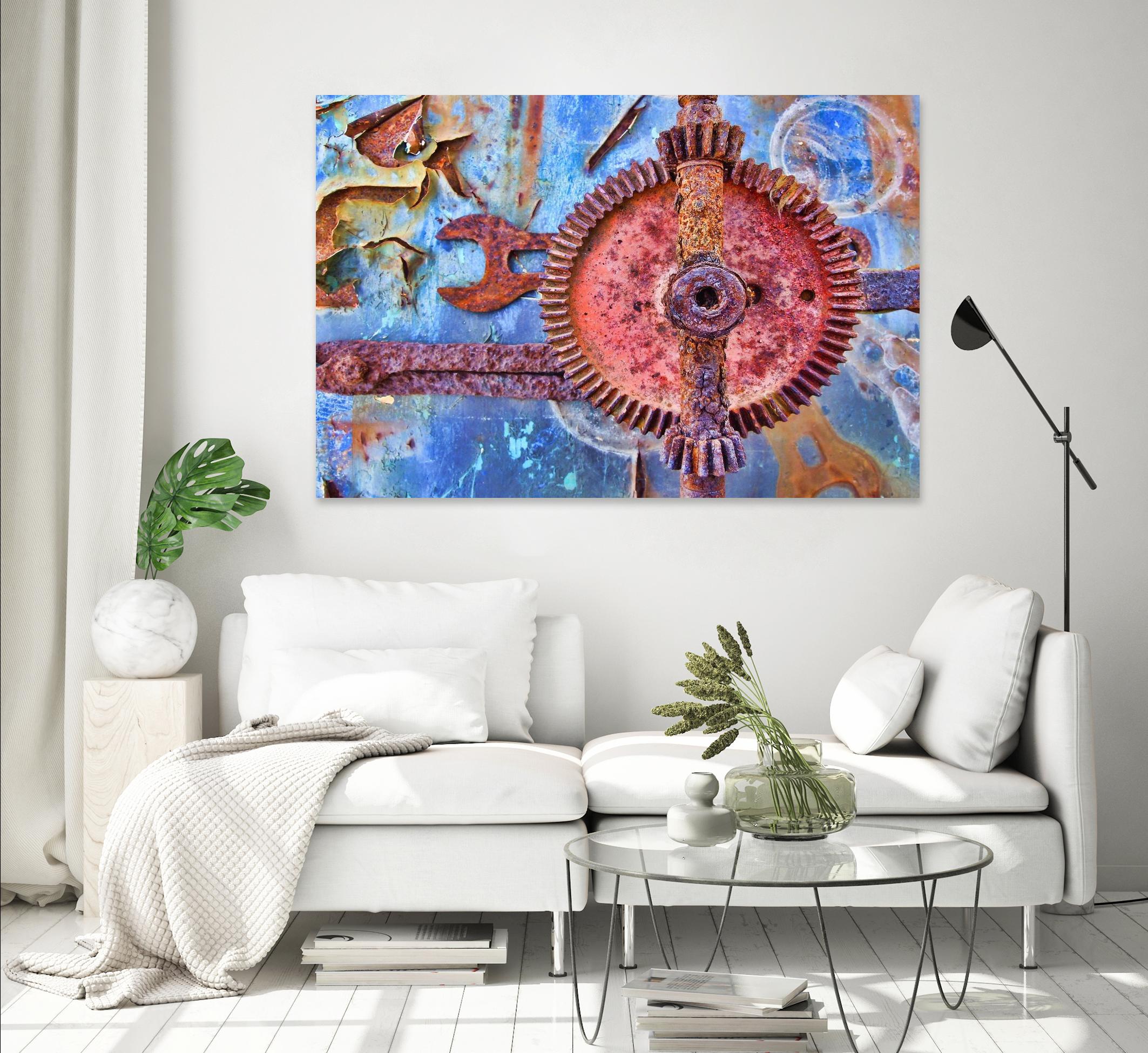 Rusty Gear by Jean-François Dupuis on GIANT ART - pink still life factory