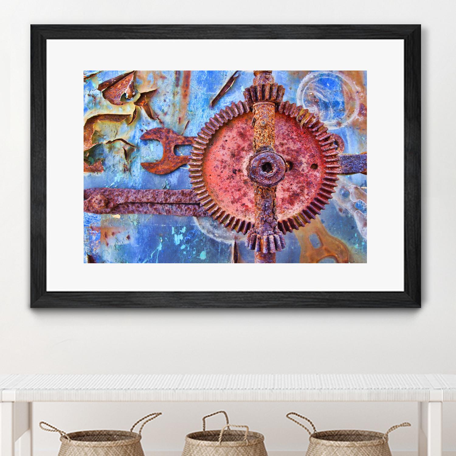 Rusty Gear by Jean-François Dupuis on GIANT ART - pink still life factory