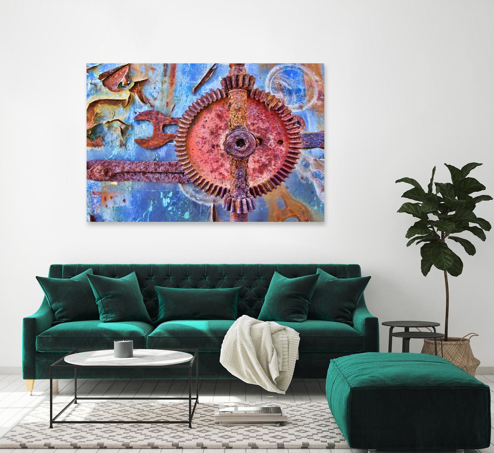 Rusty Gear by Jean-François Dupuis on GIANT ART - pink still life factory