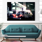 City Taxi I by Jean-François Dupuis on GIANT ART - red street scene