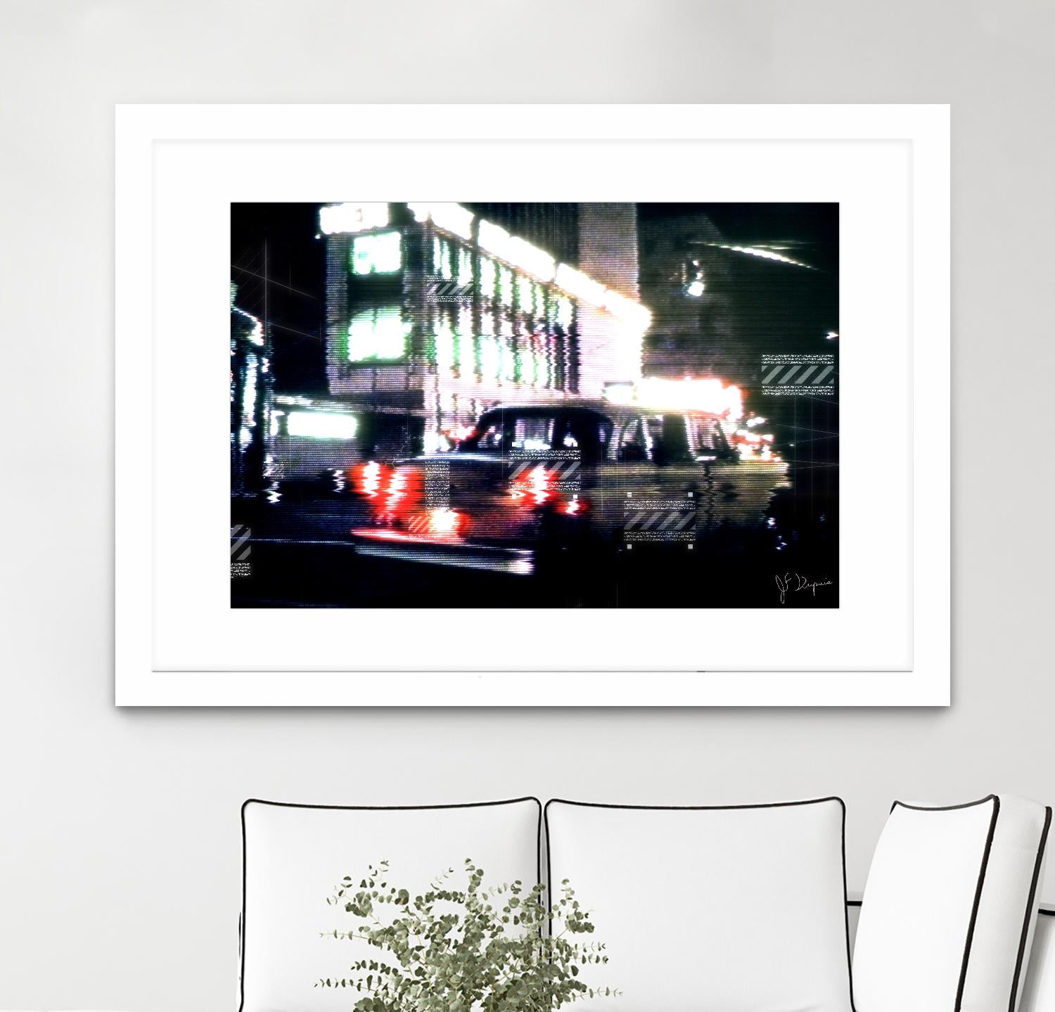 City Taxi I by Jean-François Dupuis on GIANT ART - red transportation voiture