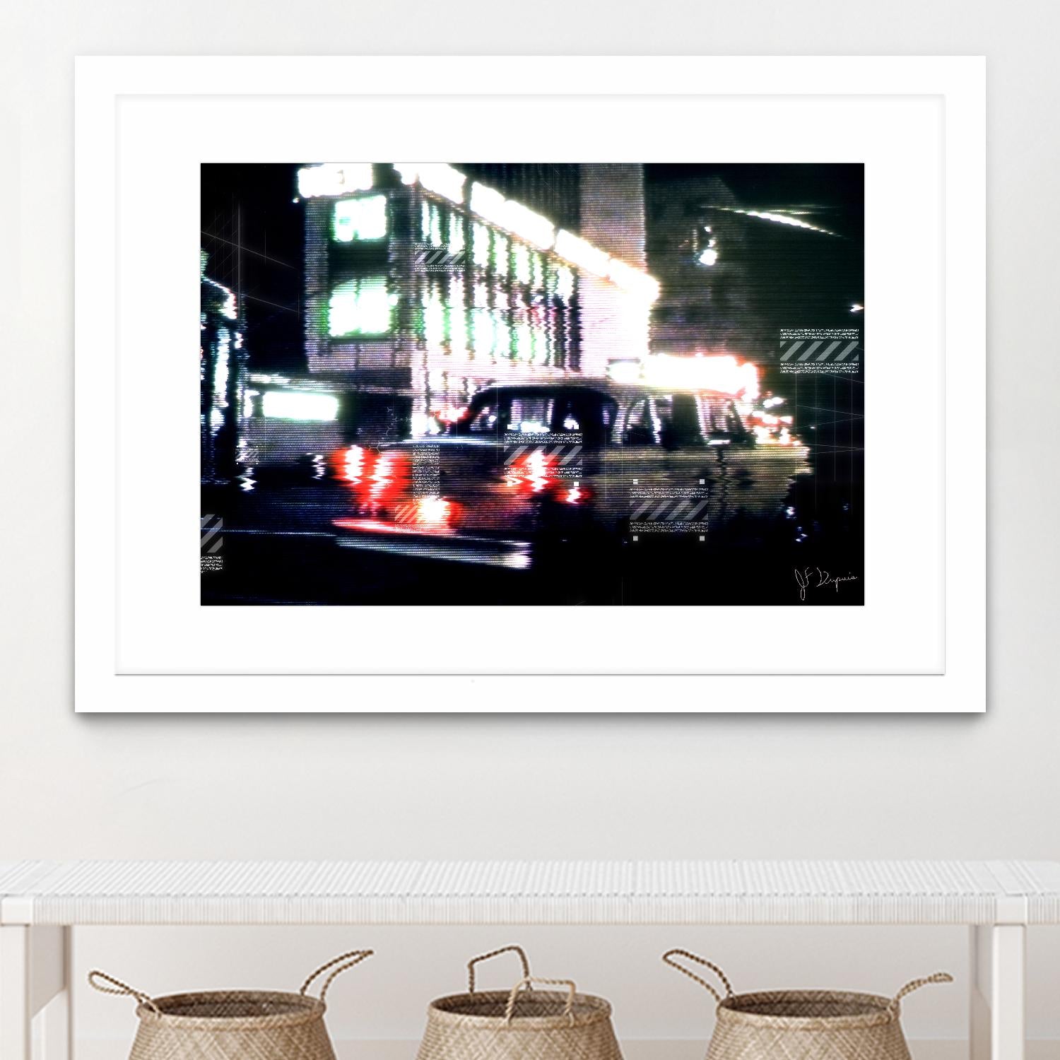 City Taxi I by Jean-François Dupuis on GIANT ART - red transportation voiture