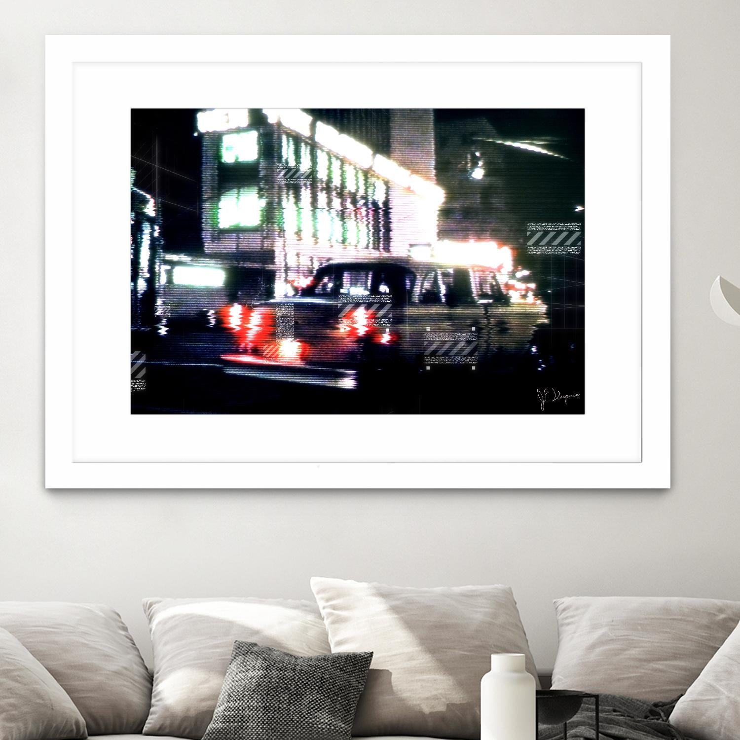 City Taxi I by Jean-François Dupuis on GIANT ART - red transportation voiture