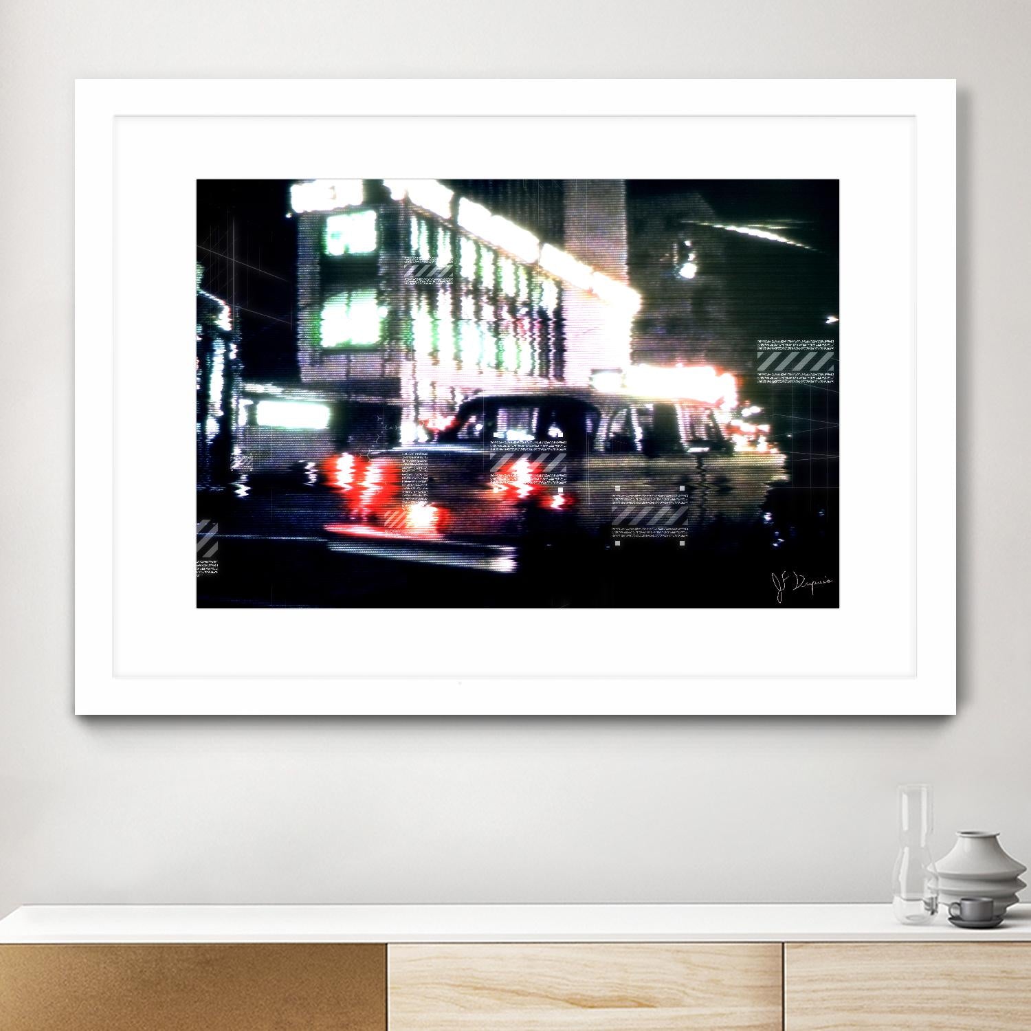 City Taxi I by Jean-François Dupuis on GIANT ART - red transportation voiture