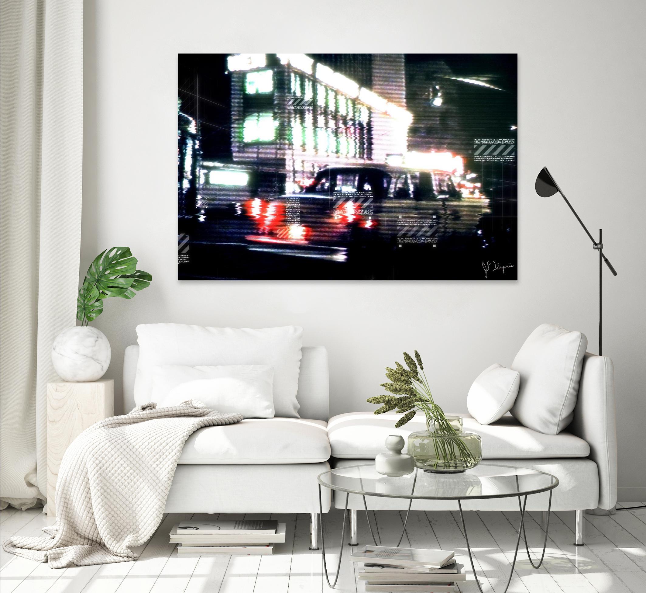 City Taxi I by Jean-François Dupuis on GIANT ART - red transportation voiture