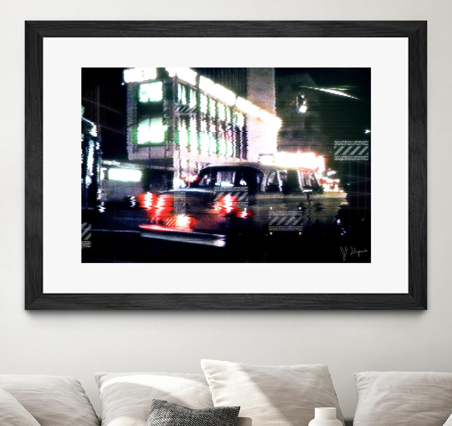 City Taxi I by Jean-François Dupuis on GIANT ART - red transportation voiture