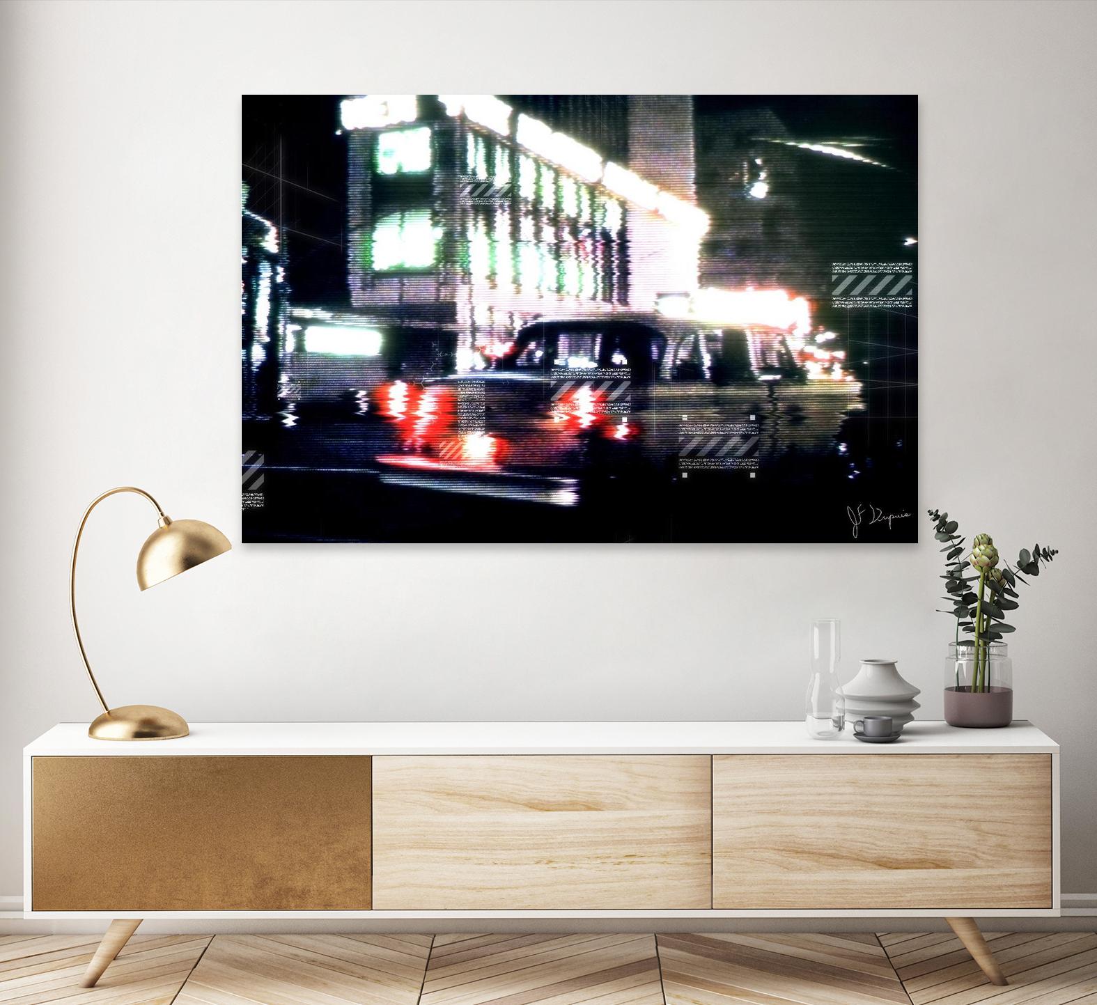 City Taxi I by Jean-François Dupuis on GIANT ART - red transportation voiture