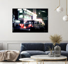 City Taxi I by Jean-François Dupuis on GIANT ART - red street scene