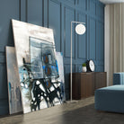 Chutes - T1 by Sylvie Cloutier on GIANT ART - grey abstract