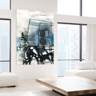 Chutes - T1 by Sylvie Cloutier on GIANT ART - grey abstract