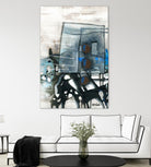 Chutes - T1 by Sylvie Cloutier on GIANT ART - grey abstract