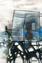 Chutes - T1 by Sylvie Cloutier on GIANT ART - grey abstract