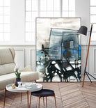 Chutes - T1 by Sylvie Cloutier on GIANT ART - grey abstract