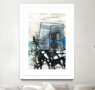 Chutes - T1 by Sylvie Cloutier on GIANT ART - blue abstract