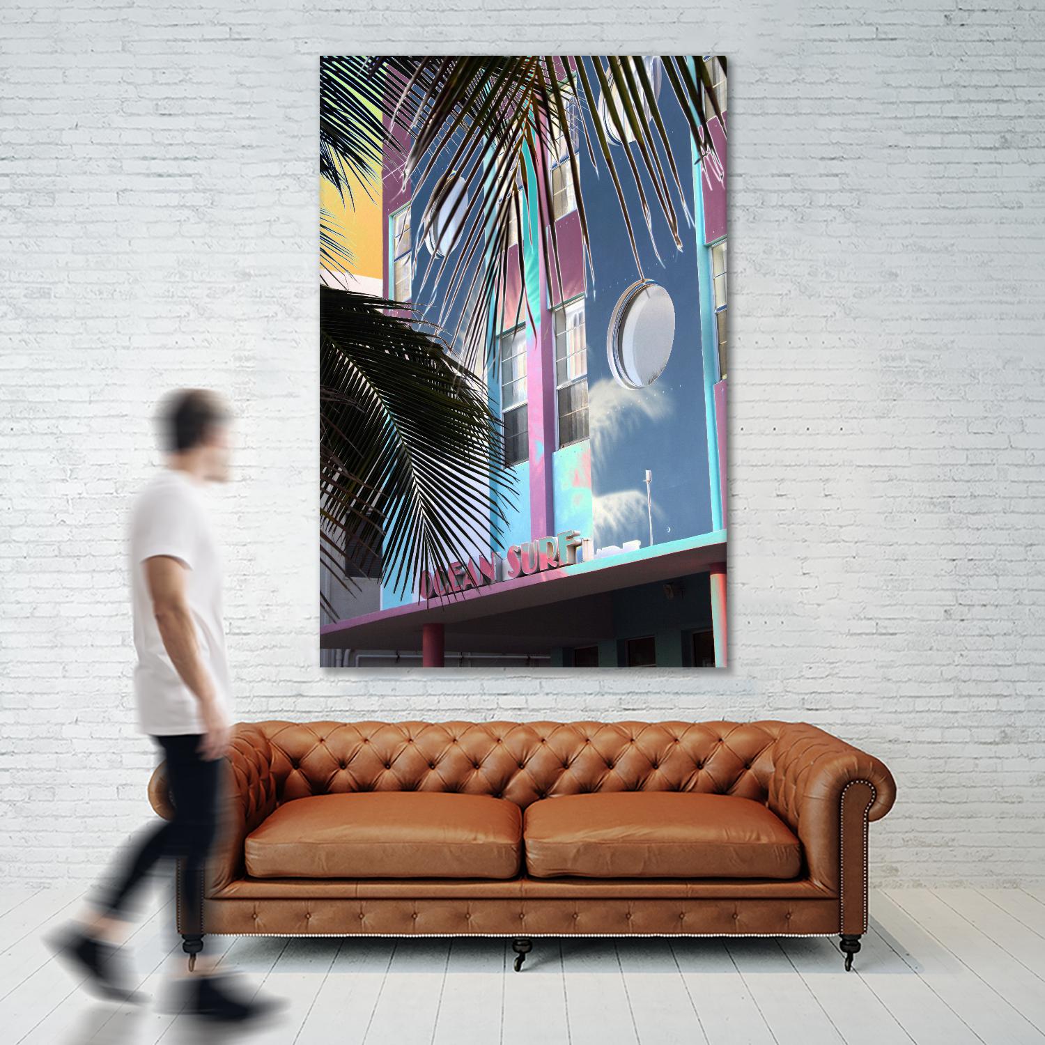 Ocean Surf by Rene Griffith on GIANT ART - pink tropical