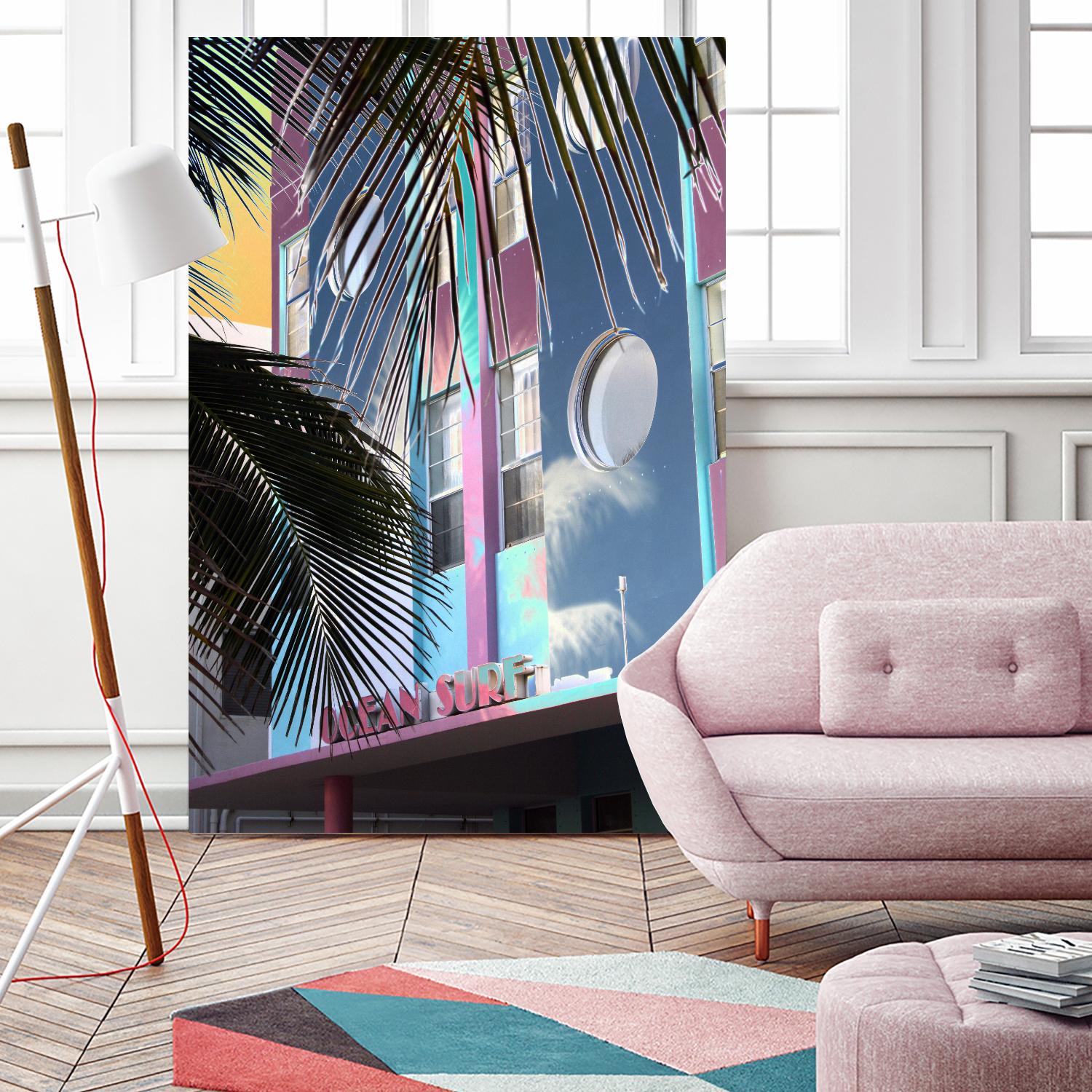 Ocean Surf by Rene Griffith on GIANT ART - pink tropical