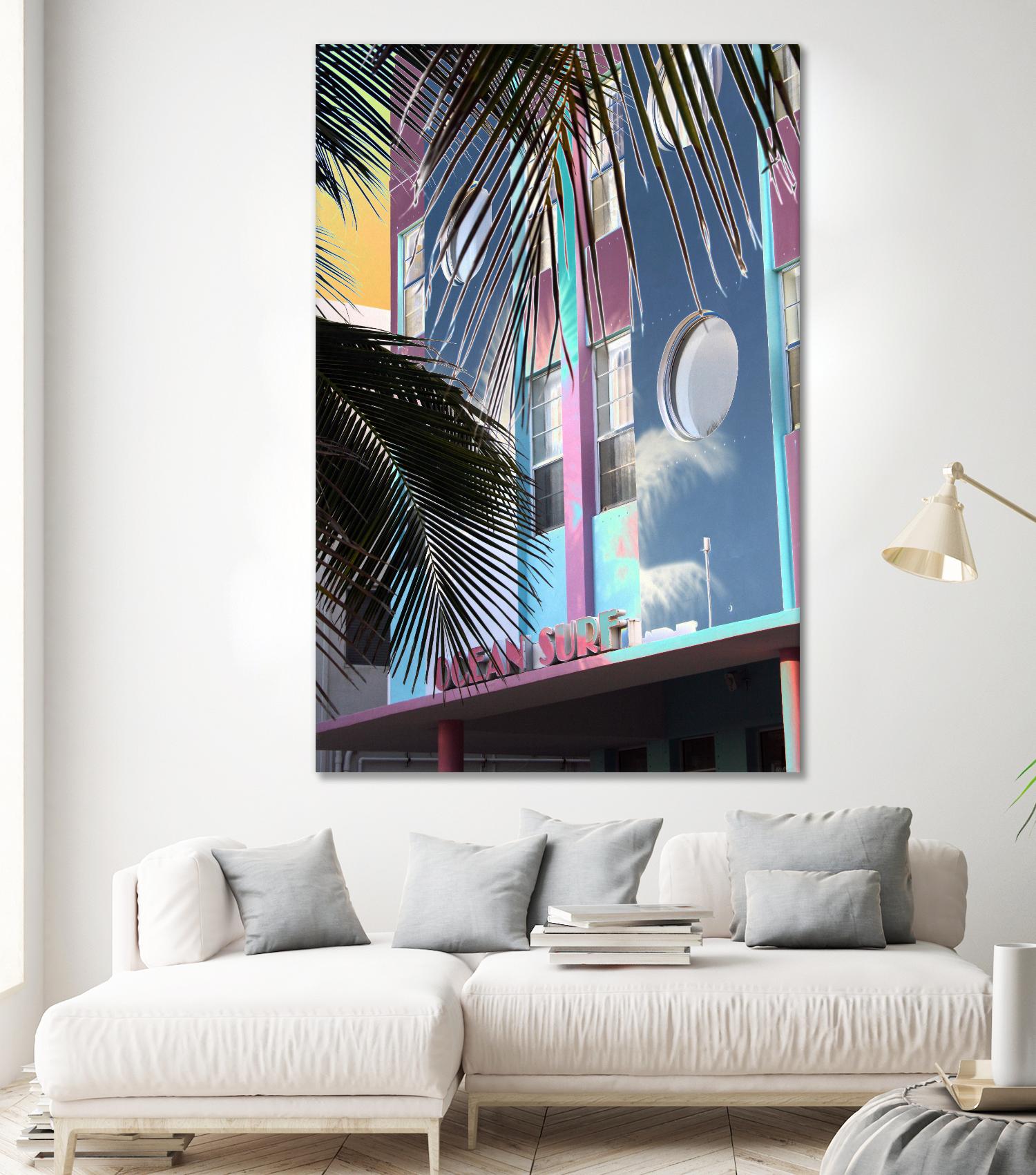Ocean Surf by Rene Griffith on GIANT ART - pink tropical
