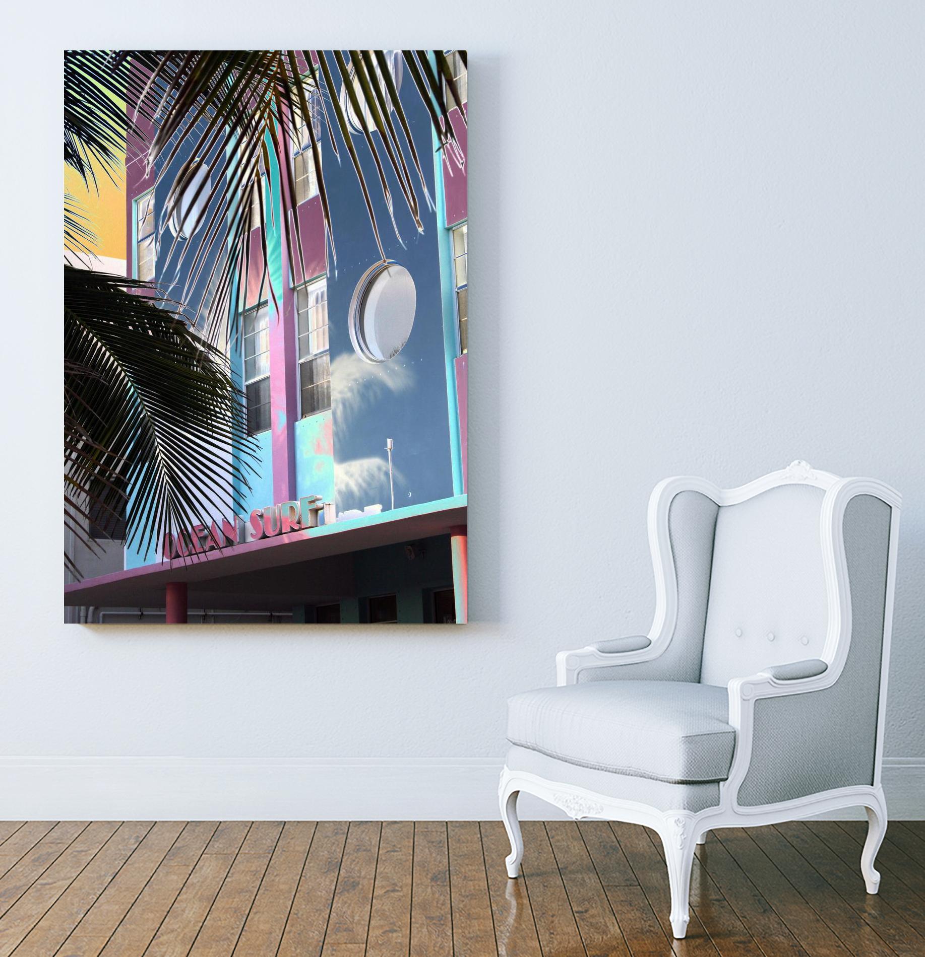 Ocean Surf by Rene Griffith on GIANT ART - pink costal miami