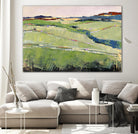 Colorful Landscape II by Jacques Clement on GIANT ART - blue landscape