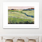 Colorful Landscape II by Jacques Clement on GIANT ART - pink landscape champs