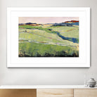 Colorful Landscape II by Jacques Clement on GIANT ART - pink landscape champs