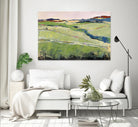 Colorful Landscape II by Jacques Clement on GIANT ART - pink landscape champs