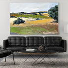 Colorful Landscape IV by Jacques Clement on GIANT ART - yellow landscape