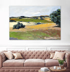 Colorful Landscape IV by Jacques Clement on GIANT ART - yellow landscape