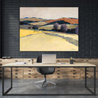 Colorful Landscape VI by Jacques Clement on GIANT ART - beige landscape