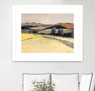 Colorful Landscape VI by Jacques Clement on GIANT ART - beige landscape pastel
