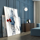 Jardinage by Sylvie Cloutier on GIANT ART - blue abstract