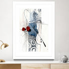 Jardinage by Sylvie Cloutier on GIANT ART - red abstract