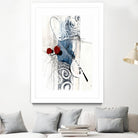 Jardinage by Sylvie Cloutier on GIANT ART - red abstract