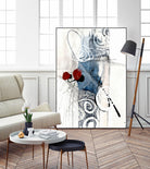 Jardinage by Sylvie Cloutier on GIANT ART - blue abstract