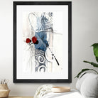 Jardinage by Sylvie Cloutier on GIANT ART - red abstract