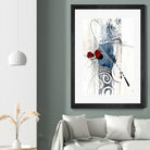 Jardinage by Sylvie Cloutier on GIANT ART - red abstract