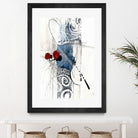 Jardinage by Sylvie Cloutier on GIANT ART - red abstract